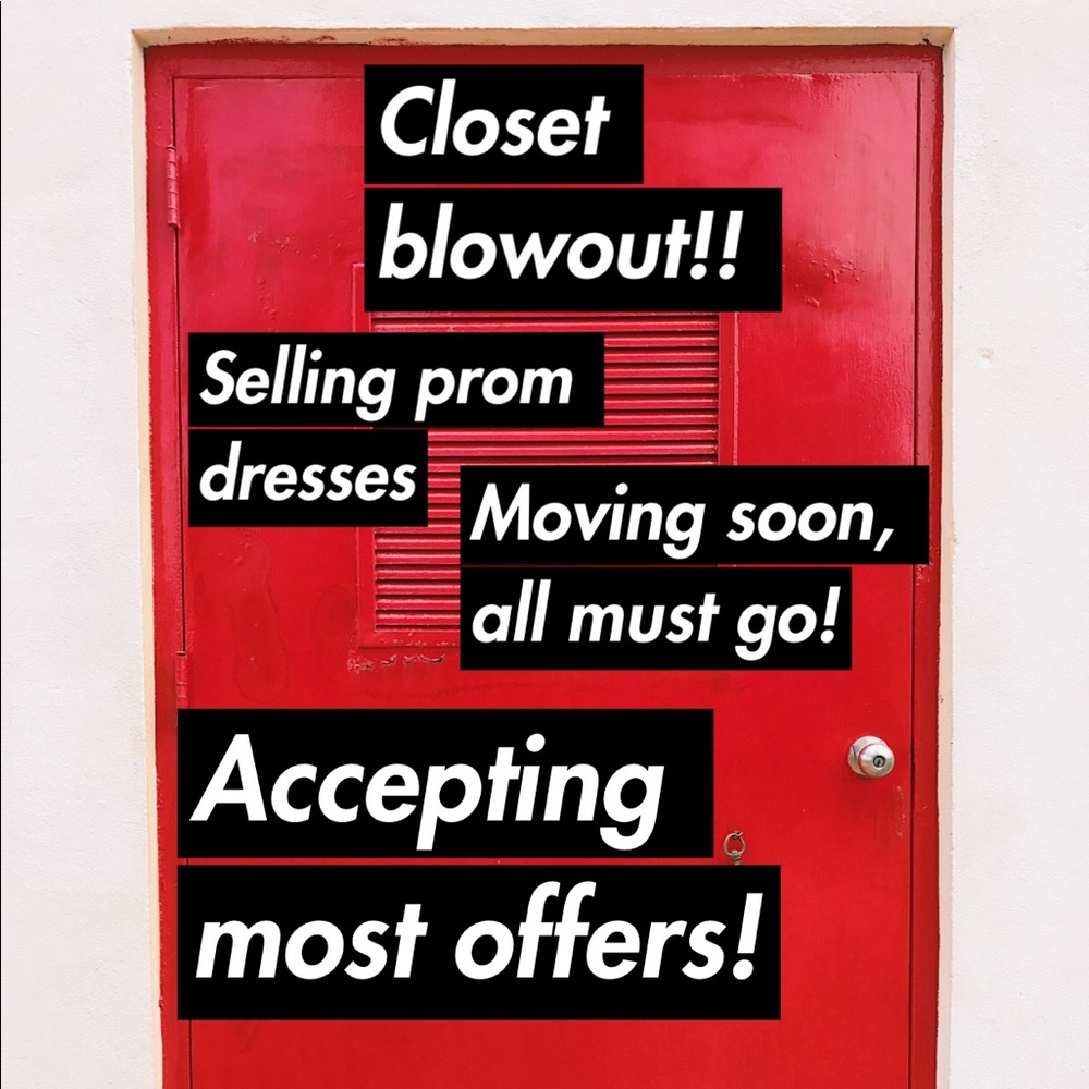 PROM DRESSES MUST GO!!!
